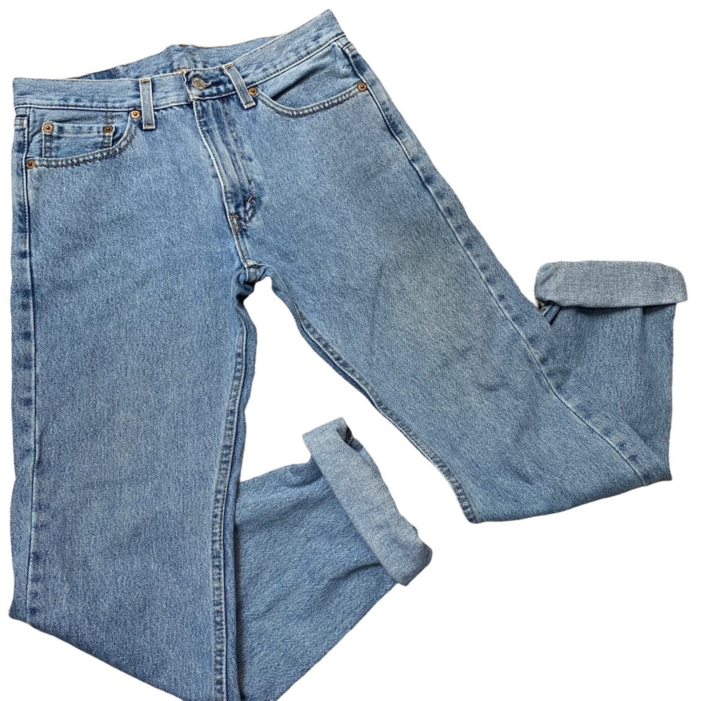 Levi’s 505 | High Rise Classic Wash 100% cotton straight Jeans